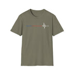 Red & Blue Heart Rhythm T-Shirt