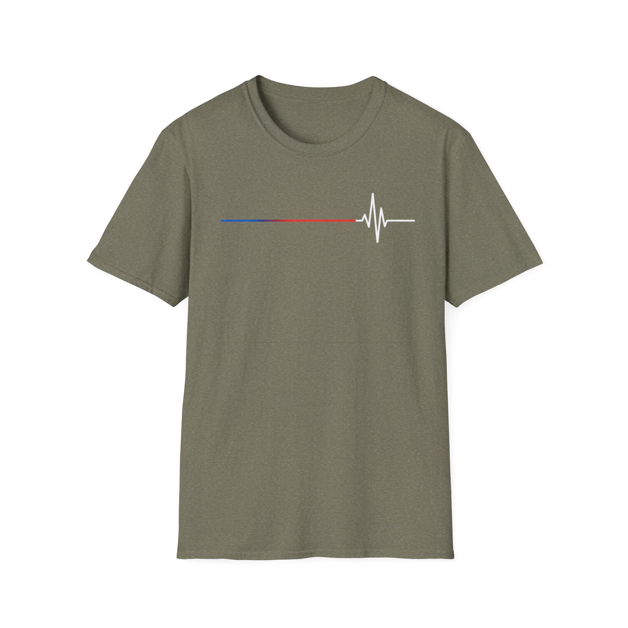 Red & Blue Heart Rhythm T-Shirt