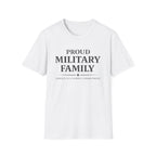 Proud Military Family Service Is A Family Commitment T-Shirt
