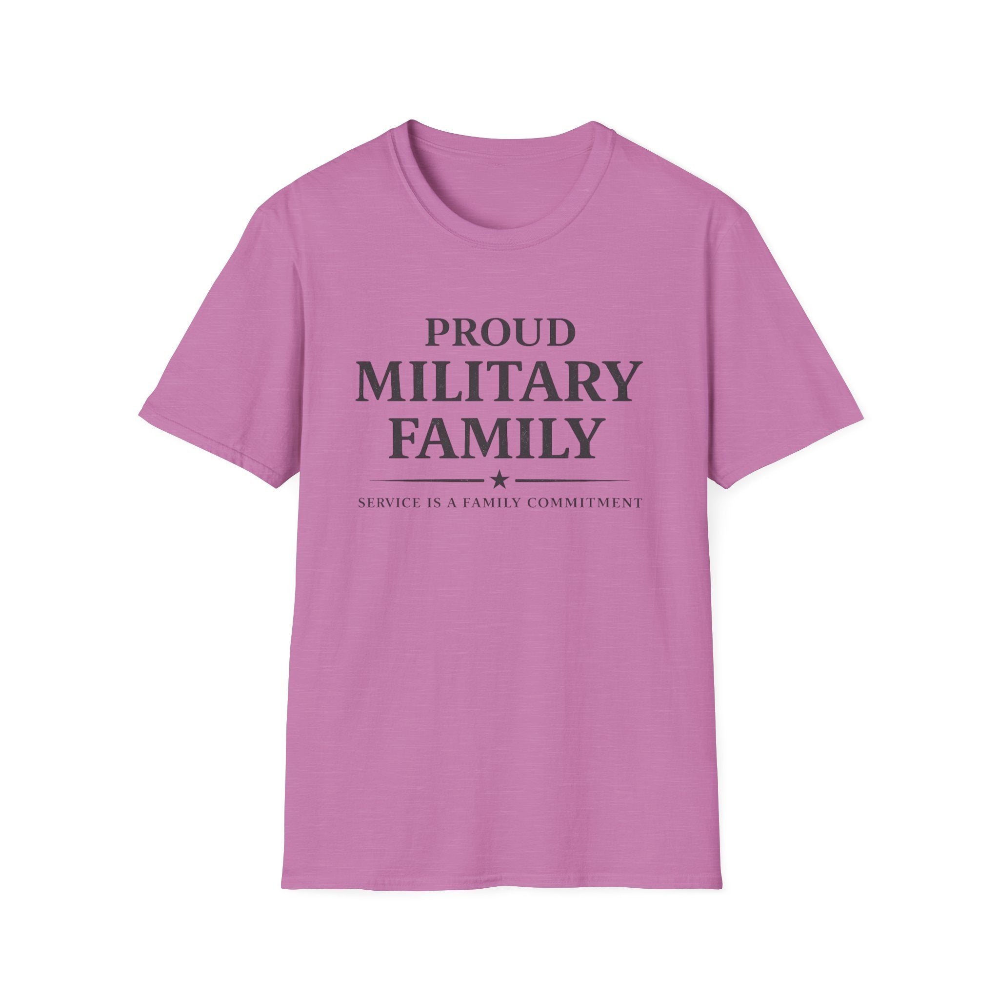 Proud Military Family Service Is A Family Commitment T-Shirt