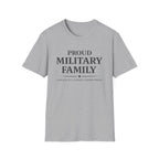 Proud Military Family Service Is A Family Commitment T-Shirt