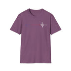 Red & Blue Heart Rhythm T-Shirt