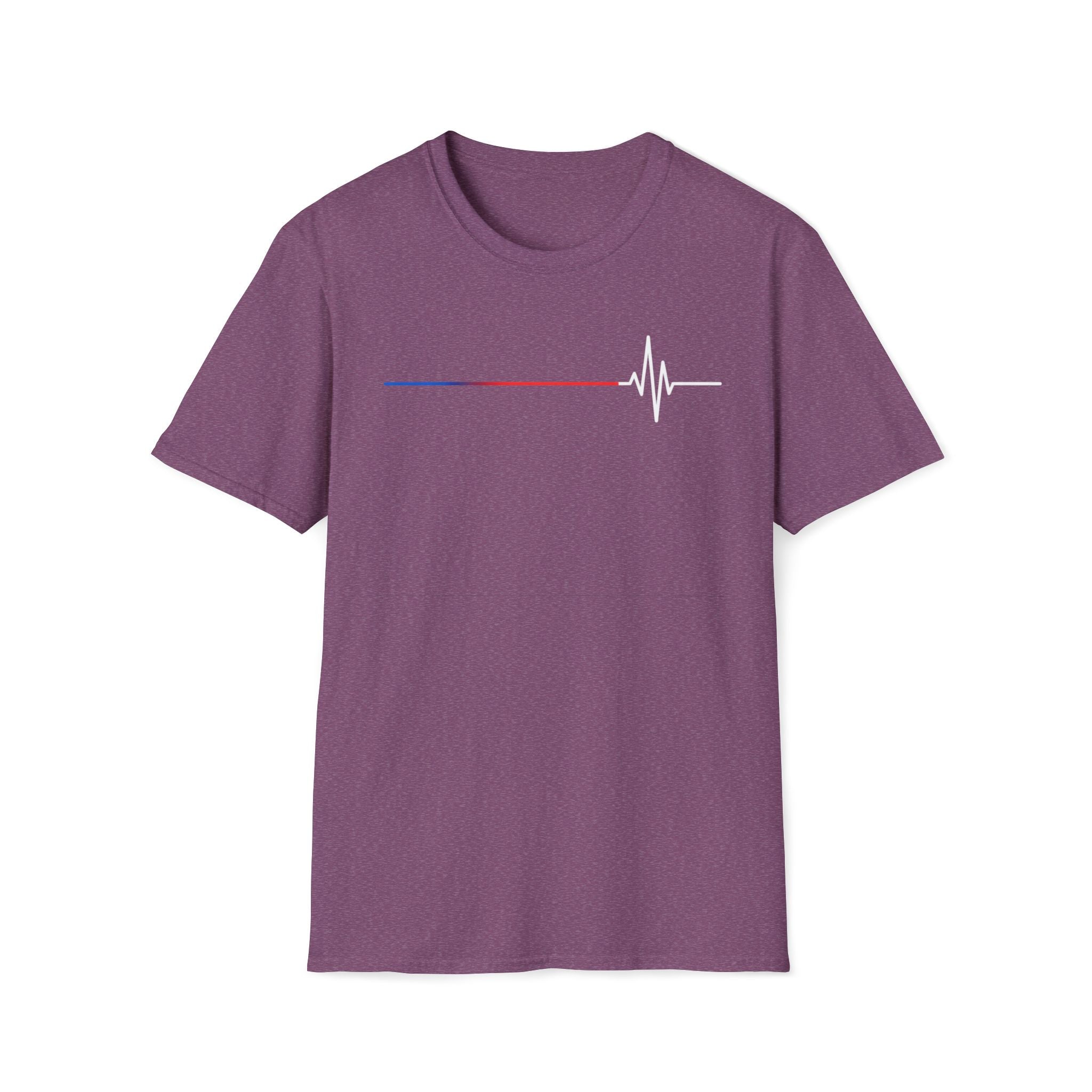 Red & Blue Heart Rhythm T-Shirt