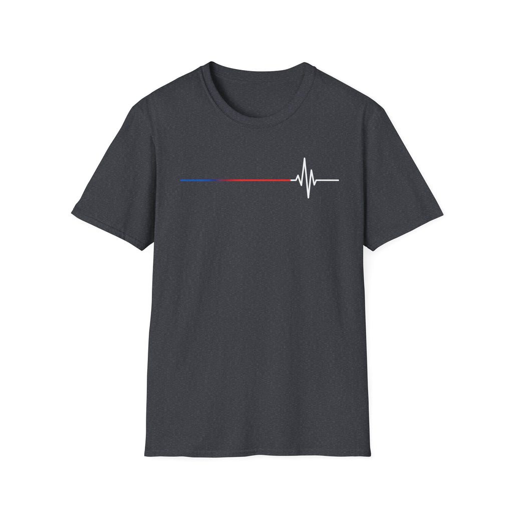 Red & Blue Heart Rhythm T-Shirt