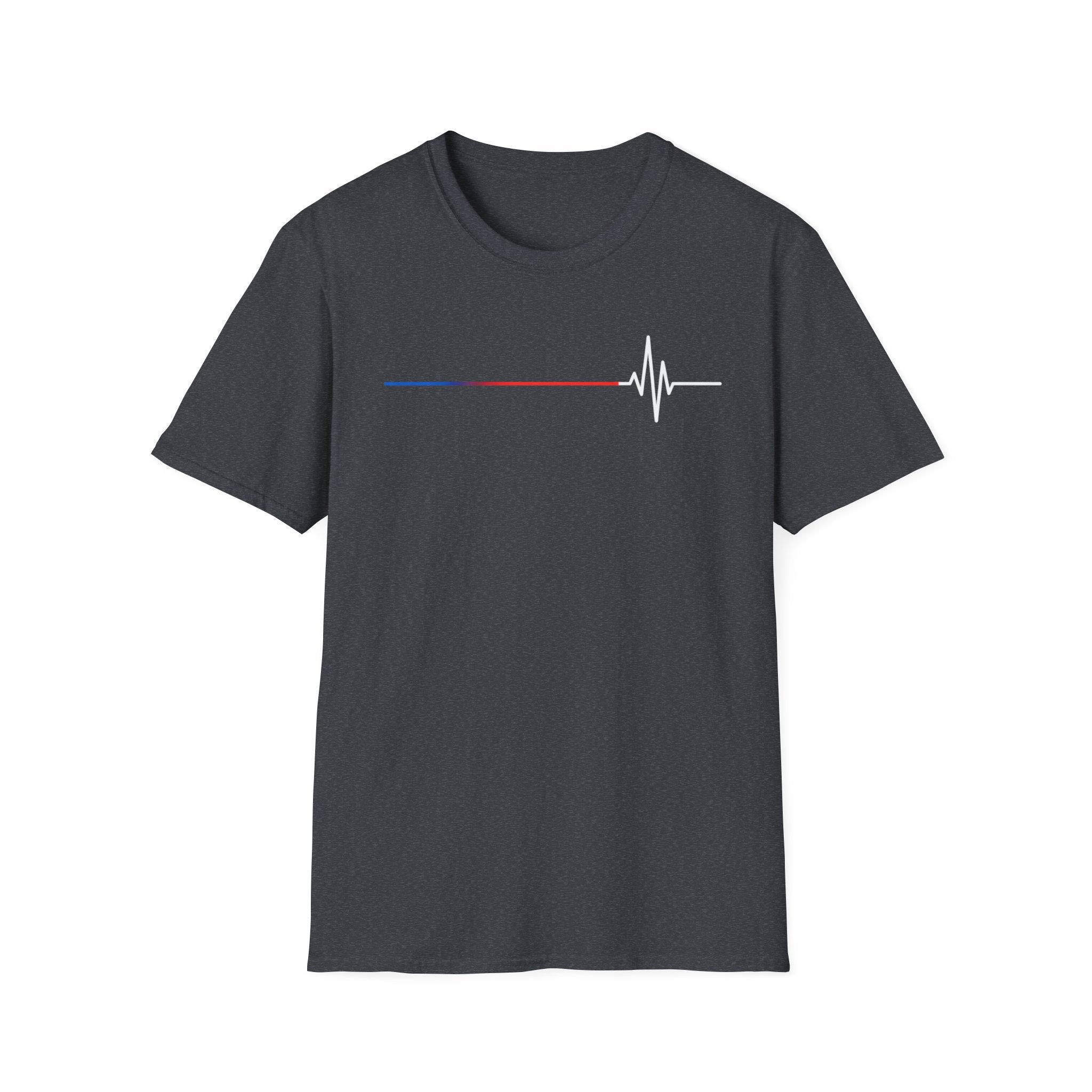 Red & Blue Heart Rhythm T-Shirt