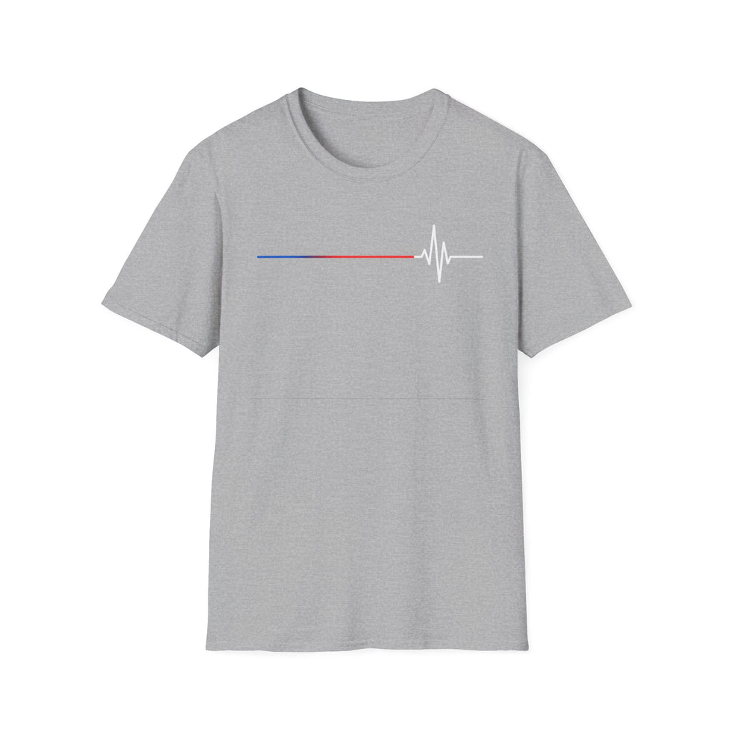 Red & Blue Heart Rhythm T-Shirt